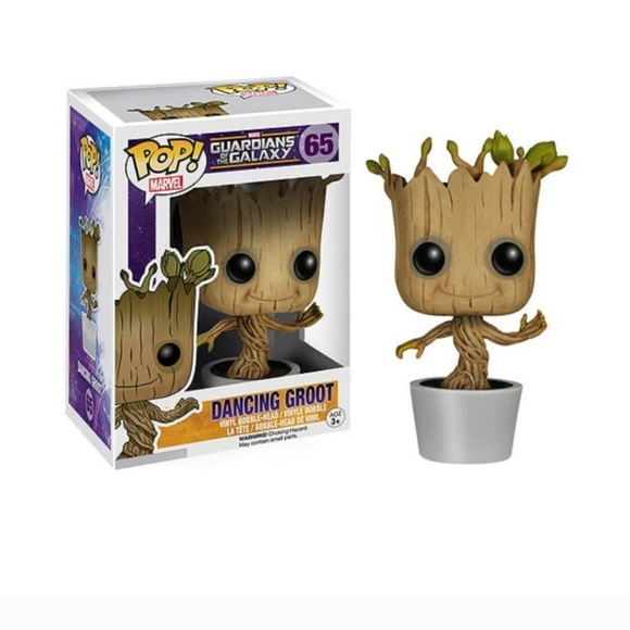 Guardians Of The Galaxy Funko Pop Dancing Groot 65 - Picture 3 of 9